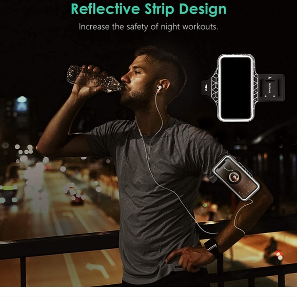 Running Armband for iPhone 13 Mini/iPhone 12 Mini/SE 2020/11 Pro/XS/X/8/7/6 Plus - Picture 3 of 6